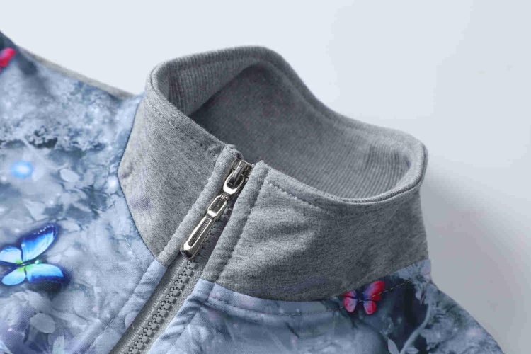 Dívčí funkční mikina Kugo SM3593 šedá